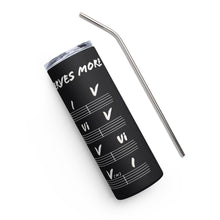 Load image into Gallery viewer, Jesus Deserves More Than Four Chords Stainless steel tumbler