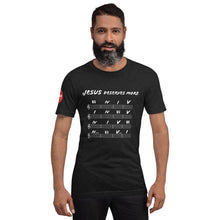 Load image into Gallery viewer, Jesus Deserves More Than Four Chords T-Shirt