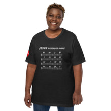 Load image into Gallery viewer, Jesus Deserves More Than Four Chords T-Shirt