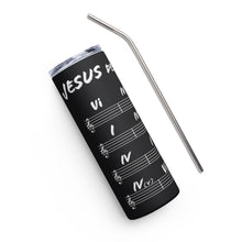 Load image into Gallery viewer, Jesus Deserves More Than Four Chords Stainless steel tumbler