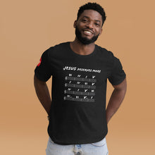 Load image into Gallery viewer, Jesus Deserves More Than Four Chords T-Shirt